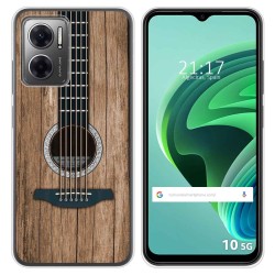 Funda Silicona para Xiaomi Redmi 10 5G diseño Madera 11 Dibujos