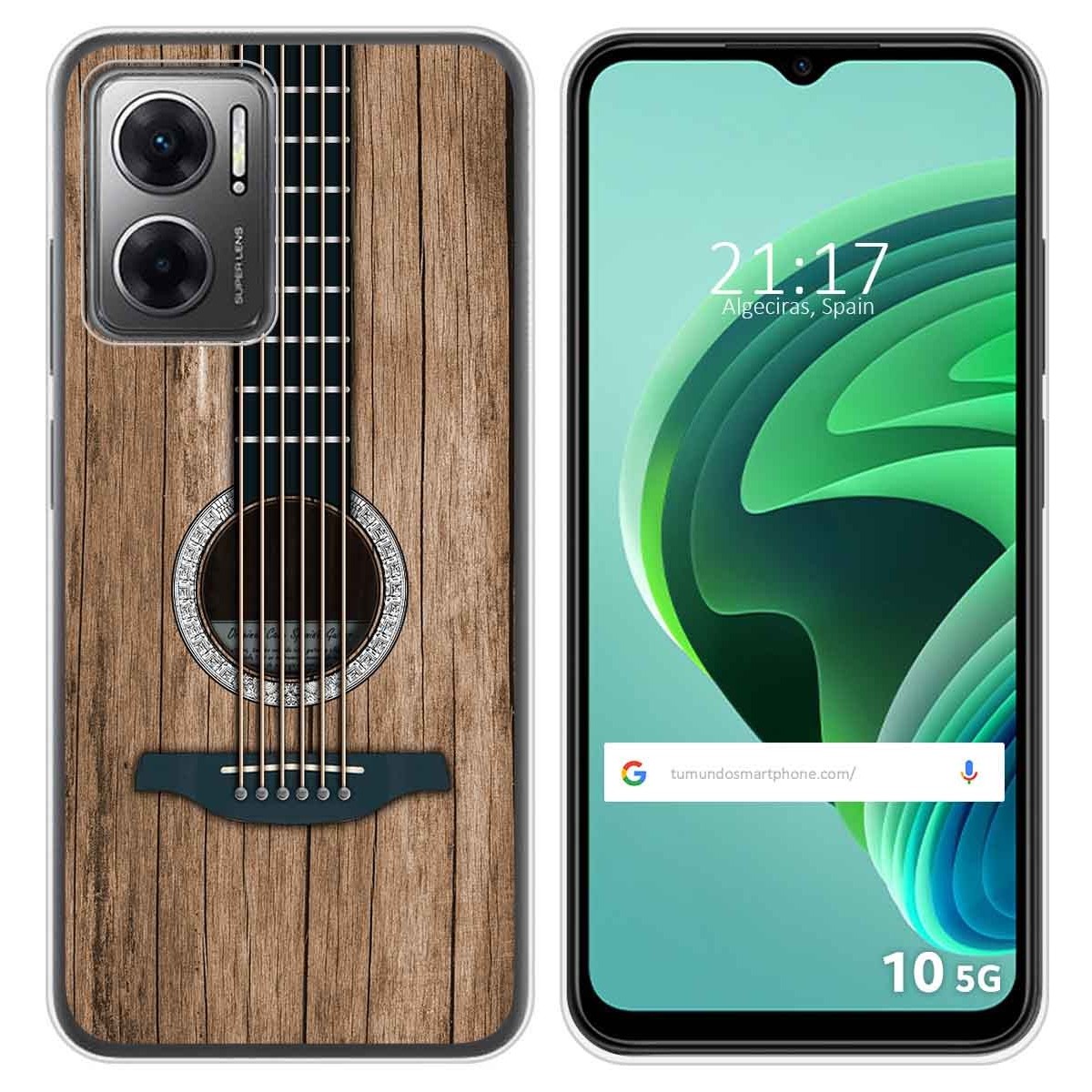 Funda Silicona para Xiaomi Redmi 10 5G diseño Madera 11 Dibujos