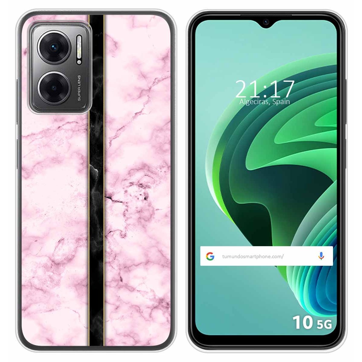 Funda Silicona para Xiaomi Redmi 10 5G diseño Mármol 04 Dibujos