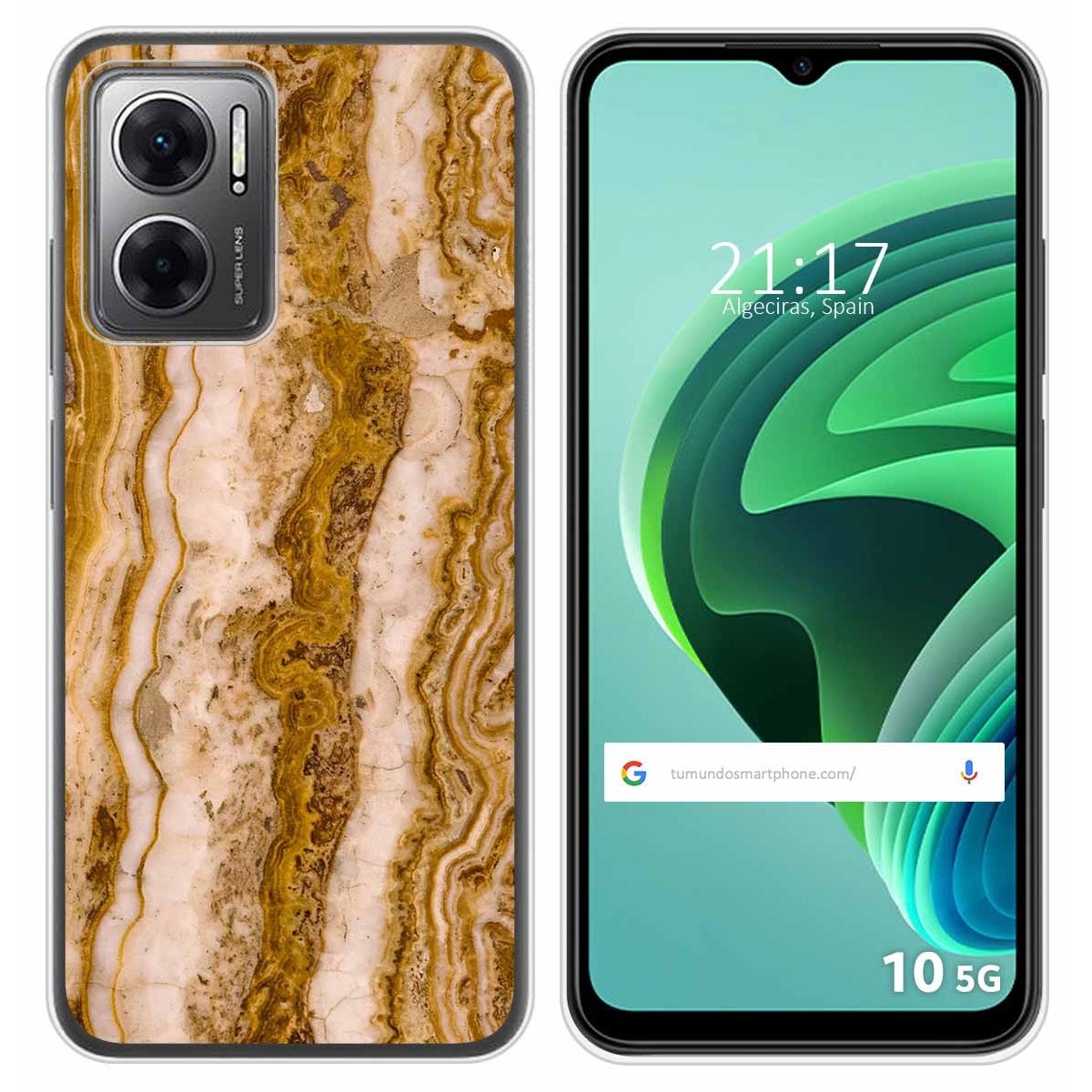 Funda Silicona para Xiaomi Redmi 10 5G diseño Mármol 10 Dibujos