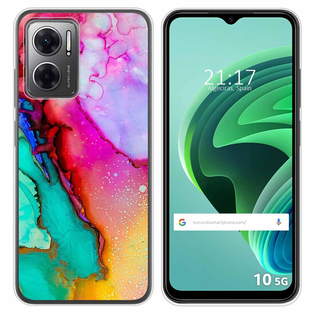 Funda Silicona para Xiaomi Redmi 10 5G diseño Mármol 15 Dibujos