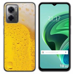 Funda Silicona para Xiaomi Redmi 10 5G diseño Cerveza Dibujos