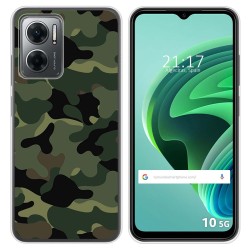 Funda Silicona para Xiaomi Redmi 10 5G diseño Camuflaje Dibujos