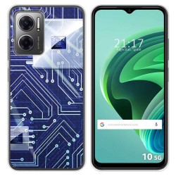 Funda Silicona para Xiaomi Redmi 10 5G diseño Circuito Dibujos