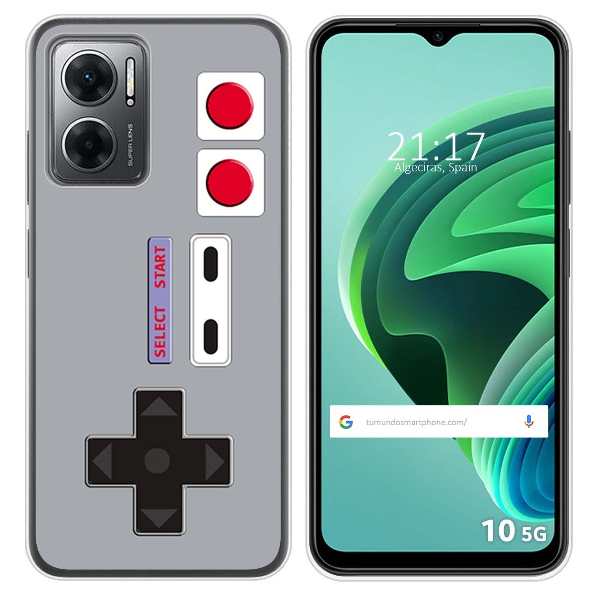 Funda Silicona para Xiaomi Redmi 10 5G diseño Consola Dibujos