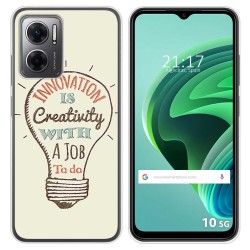 Funda Silicona para Xiaomi Redmi 10 5G diseño Creativity Dibujos