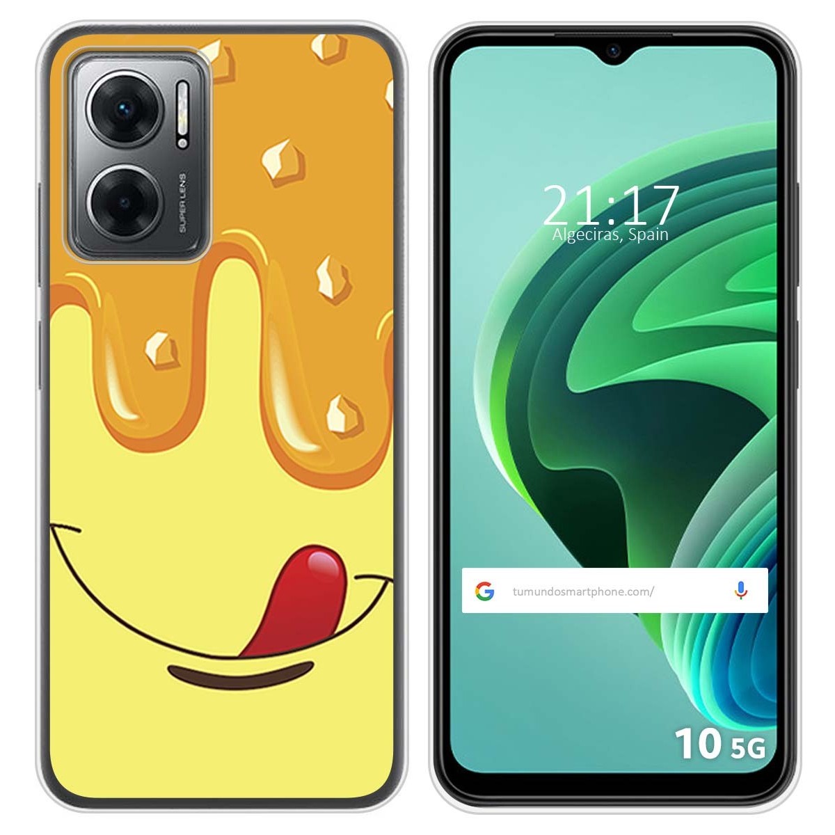 Funda Silicona para Xiaomi Redmi 10 5G diseño Helado Vainilla Dibujos