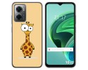 Funda Silicona para Xiaomi Redmi 10 5G diseño Jirafa Dibujos