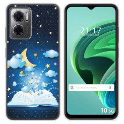 Funda Silicona para Xiaomi Redmi 10 5G diseño Libro Cuentos Dibujos