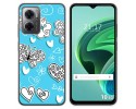 Funda Silicona para Xiaomi Redmi 10 5G diseño Mariposas Dibujos