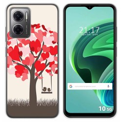 Funda Silicona para Xiaomi Redmi 10 5G diseño Pajaritos Dibujos