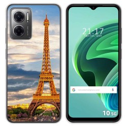 Funda Silicona para Xiaomi Redmi 10 5G diseño Paris Dibujos