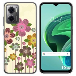 Funda Silicona para Xiaomi Redmi 10 5G diseño Primavera En Flor Dibujos