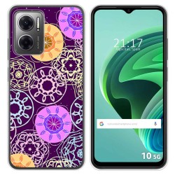 Funda Silicona para Xiaomi Redmi 10 5G diseño Radial Dibujos