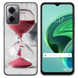 Funda Silicona para Xiaomi Redmi 10 5G diseño Reloj Dibujos