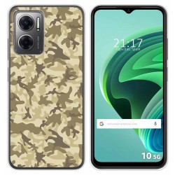 Funda Silicona para Xiaomi Redmi 10 5G diseño Sand Camuflaje Dibujos
