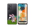 Funda Silicona Transparente para Samsung Galaxy A23 5G diseño Conejo Dibujos