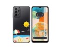 Funda Silicona Transparente para Samsung Galaxy A23 5G diseño Playa Dibujos
