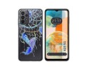 Funda Silicona Transparente para Samsung Galaxy A23 5G diseño Plumas Dibujos