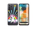 Funda Silicona Transparente para Samsung Galaxy A23 5G diseño Unicornio Dibujos