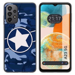 Funda Silicona para Samsung Galaxy A23 5G diseño Camuflaje 03 Dibujos