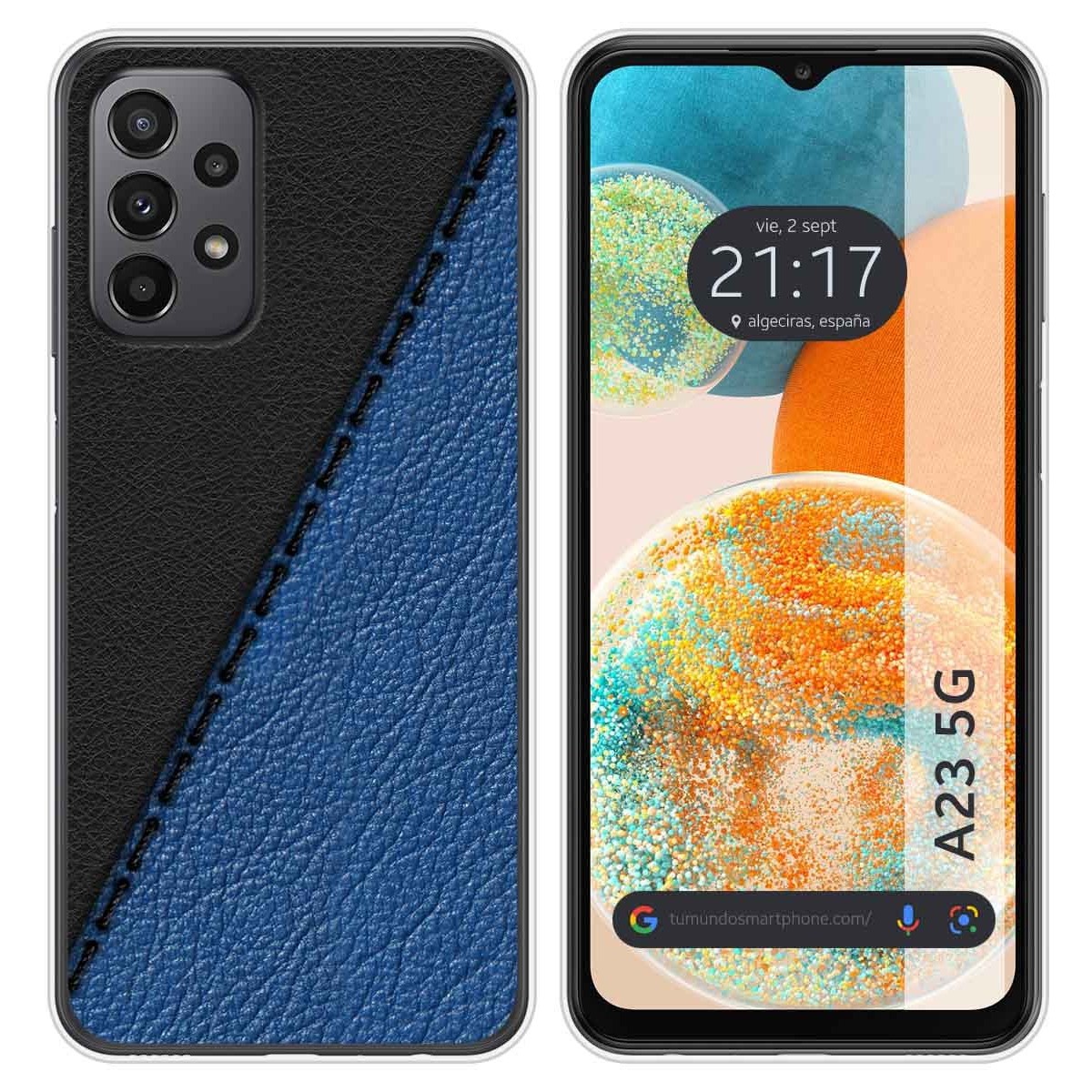 Funda Silicona para Samsung Galaxy A23 5G diseño Cuero 02 Dibujos