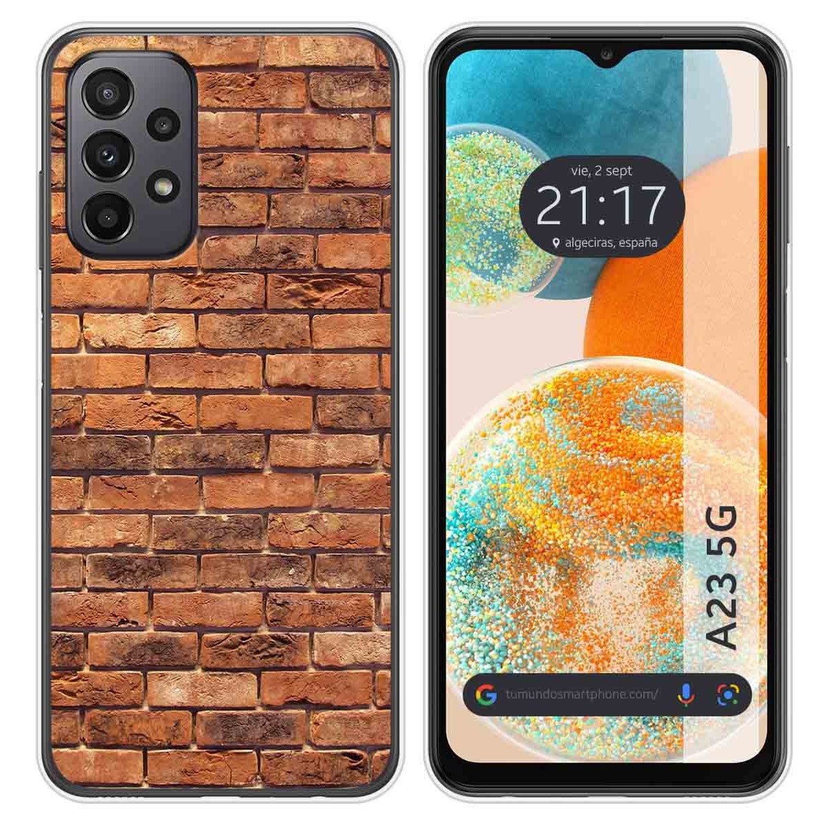 Funda Silicona para Samsung Galaxy A23 5G diseño Ladrillo 04 Dibujos