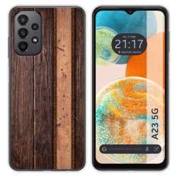 Funda Silicona para Samsung Galaxy A23 5G diseño Madera 05 Dibujos