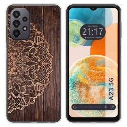 Funda Silicona para Samsung Galaxy A23 5G diseño Madera 06 Dibujos