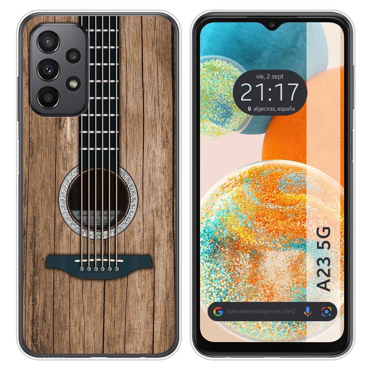 Funda Silicona para Samsung Galaxy A23 5G diseño Madera 11 Dibujos