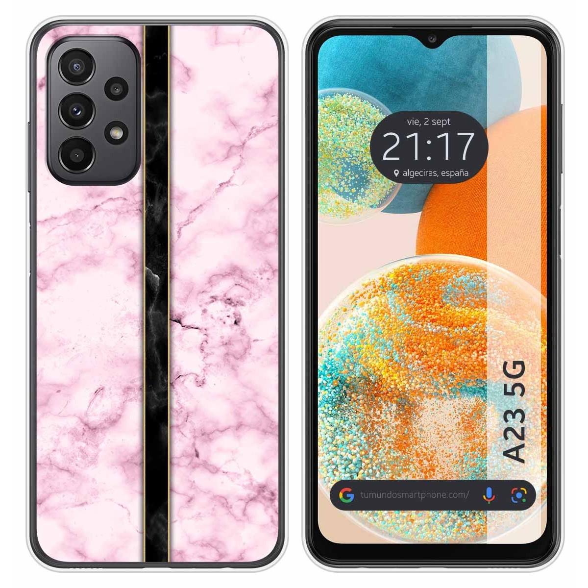 Funda Silicona para Samsung Galaxy A23 5G diseño Mármol 04 Dibujos
