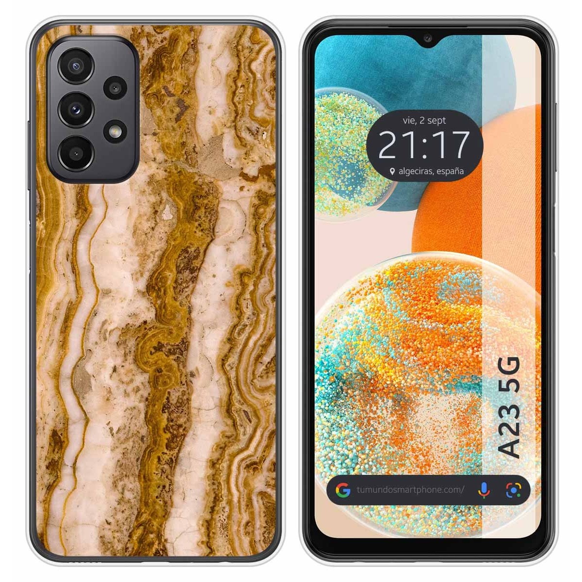 Funda Silicona para Samsung Galaxy A23 5G diseño Mármol 10 Dibujos