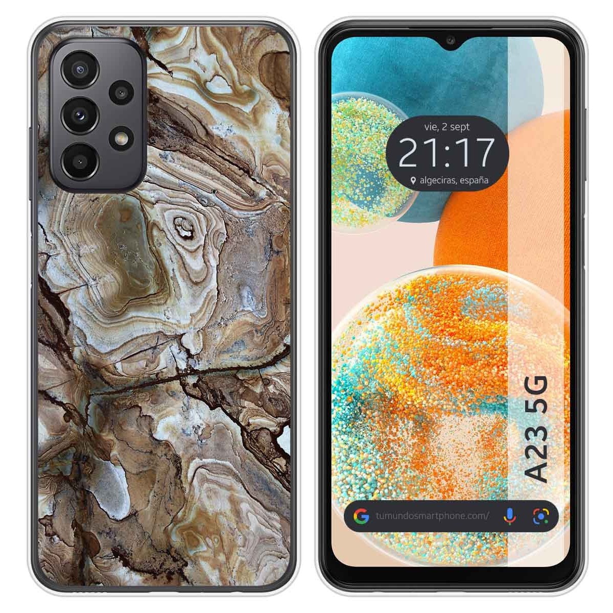 Funda Silicona para Samsung Galaxy A23 5G diseño Mármol 14 Dibujos