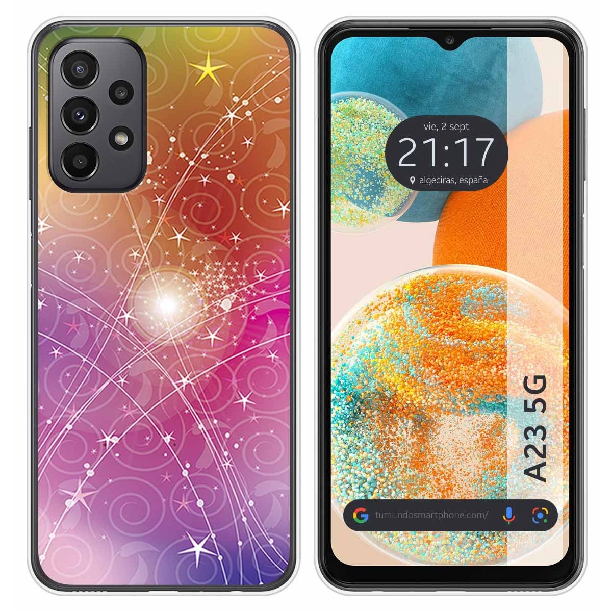 Funda Silicona para Samsung Galaxy A23 5G diseño Abstracto Dibujos