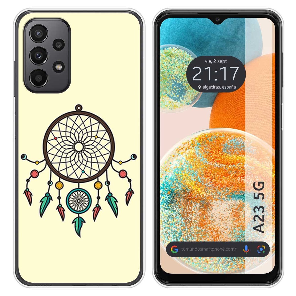 Funda Silicona para Samsung Galaxy A23 5G diseño Atrapasueños Dibujos