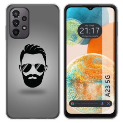 Funda Silicona para Samsung Galaxy A23 5G diseño Barba Dibujos