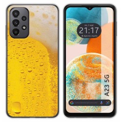 Funda Silicona para Samsung Galaxy A23 5G diseño Cerveza Dibujos