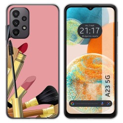 Funda Silicona para Samsung Galaxy A23 5G diseño Brochas Dibujos