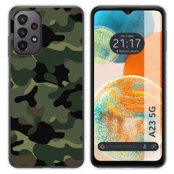 Funda Silicona para Samsung Galaxy A23 5G diseño Camuflaje Dibujos