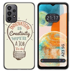 Funda Silicona para Samsung Galaxy A23 5G diseño Creativity Dibujos