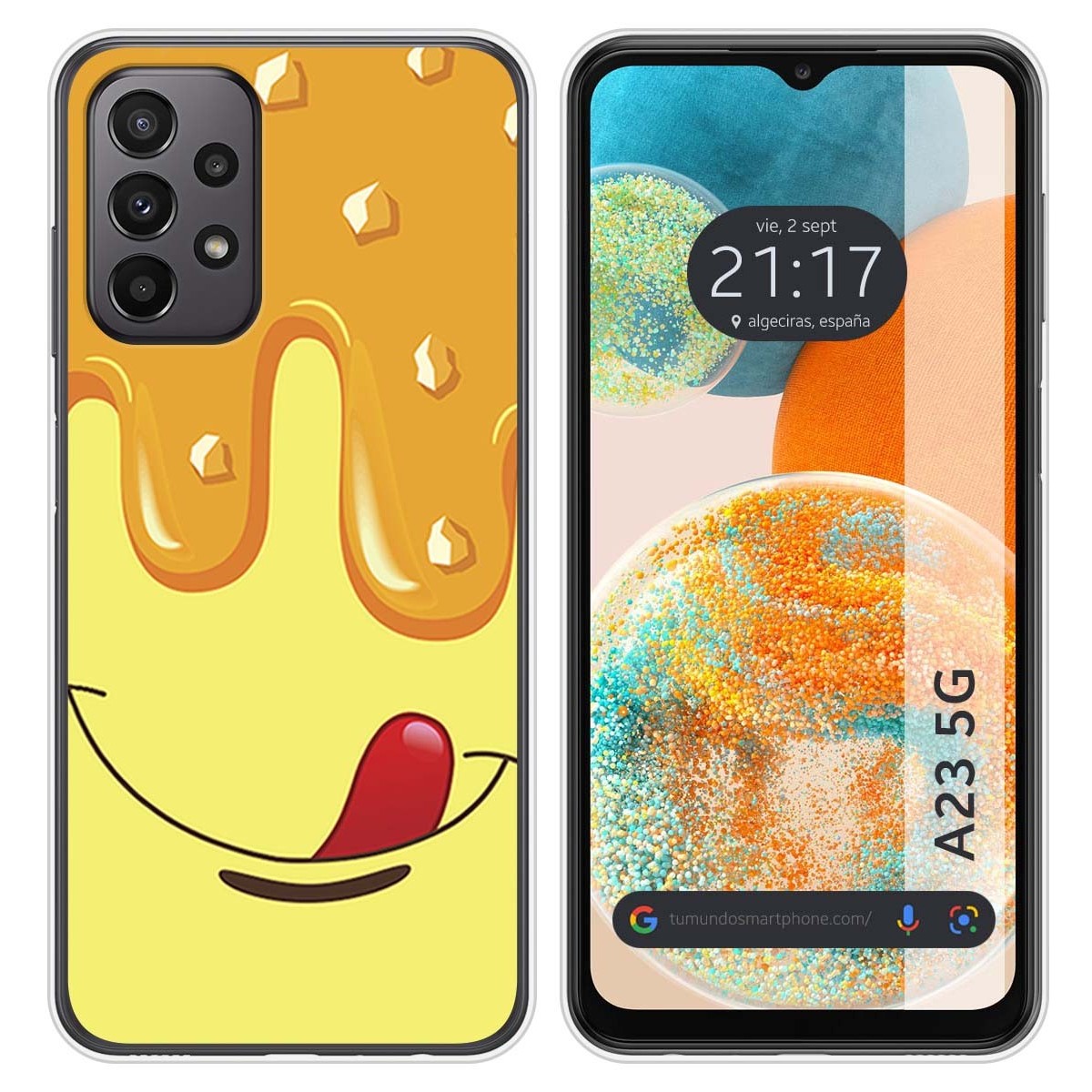 Funda Silicona para Samsung Galaxy A23 5G diseño Helado Vainilla Dibujos