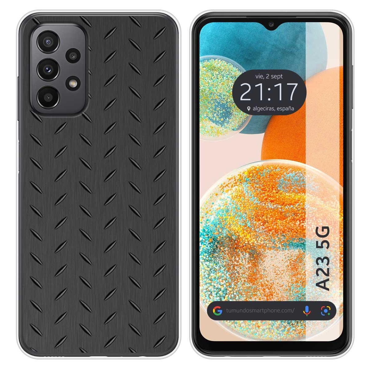 Funda Silicona para Samsung Galaxy A23 5G diseño Metal Dibujos