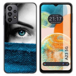 Funda Silicona para Samsung Galaxy A23 5G diseño Ojo Dibujos