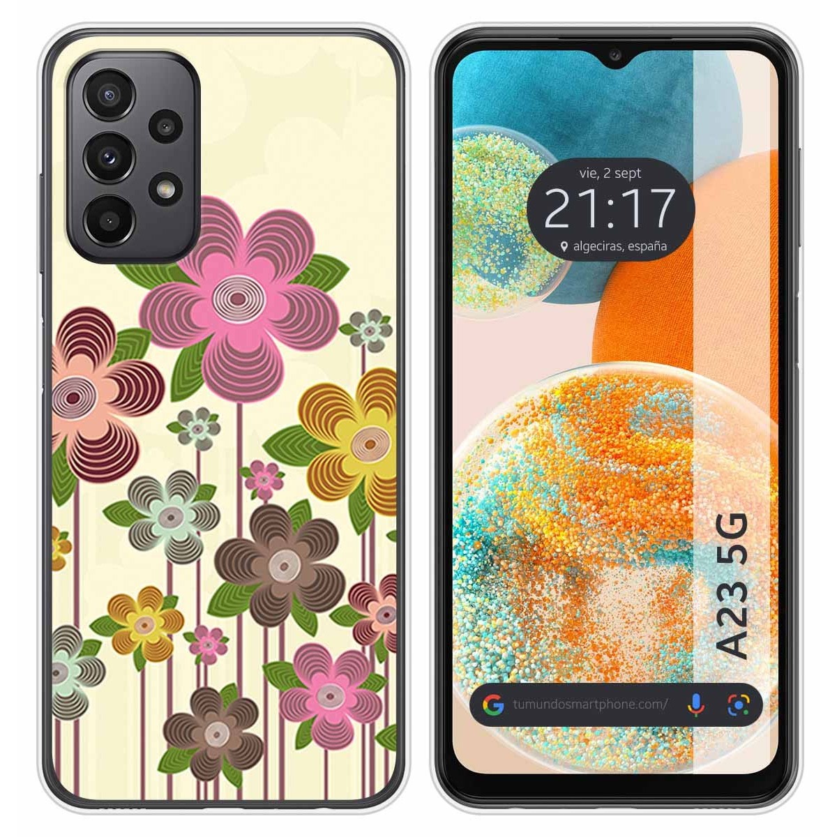 Funda Silicona para Samsung Galaxy A23 5G diseño Primavera En Flor Dibujos