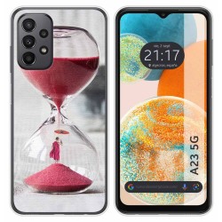 Funda Silicona para Samsung Galaxy A23 5G diseño Reloj Dibujos