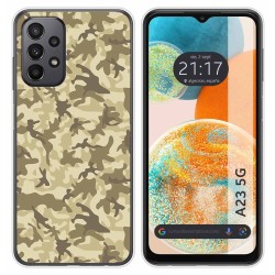Funda Silicona para Samsung Galaxy A23 5G diseño Sand Camuflaje Dibujos