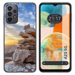 Funda Silicona para Samsung Galaxy A23 5G diseño Sunset Dibujos