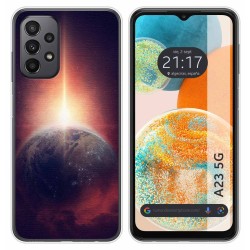 Funda Silicona para Samsung Galaxy A23 5G diseño Tierra Dibujos