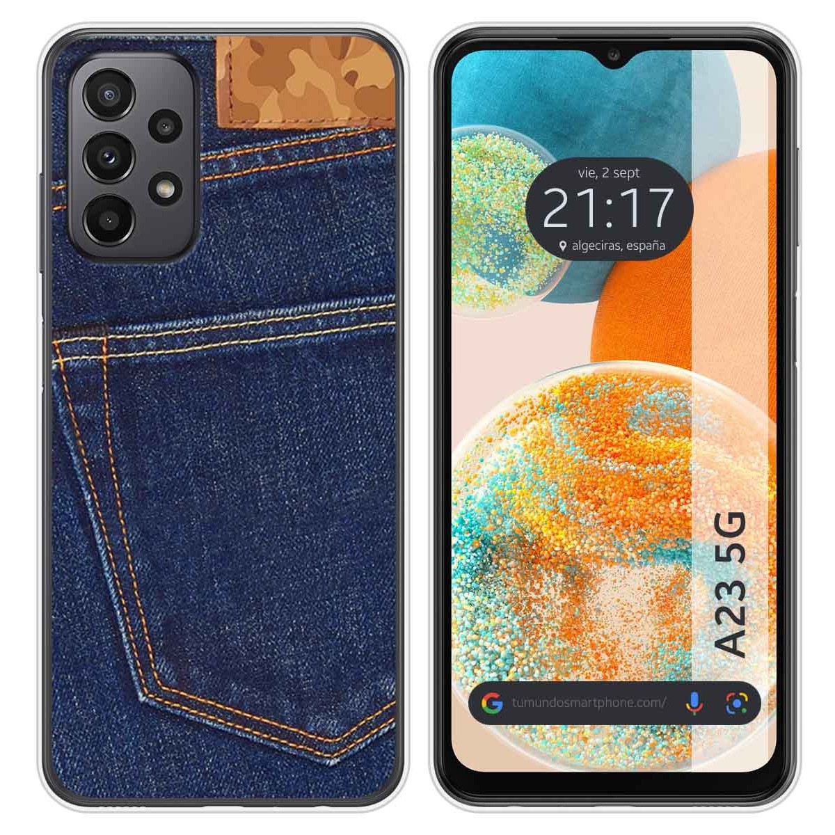 Funda Silicona para Samsung Galaxy A23 5G diseño Vaquero Dibujos