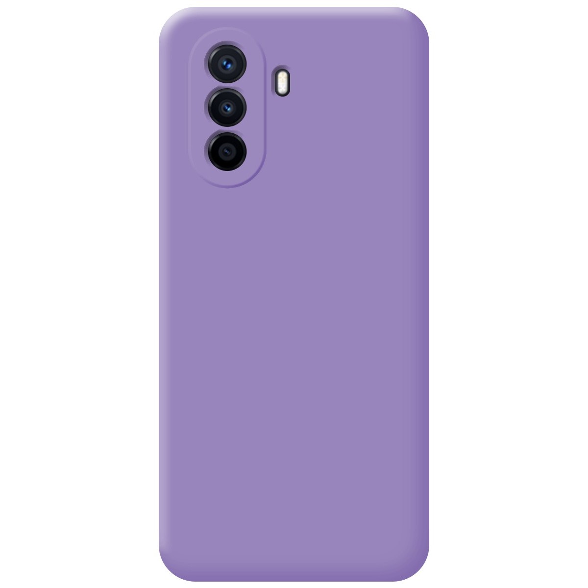 Funda Silicona Líquida Ultra Suave para Huawei Nova Y70 color Morada